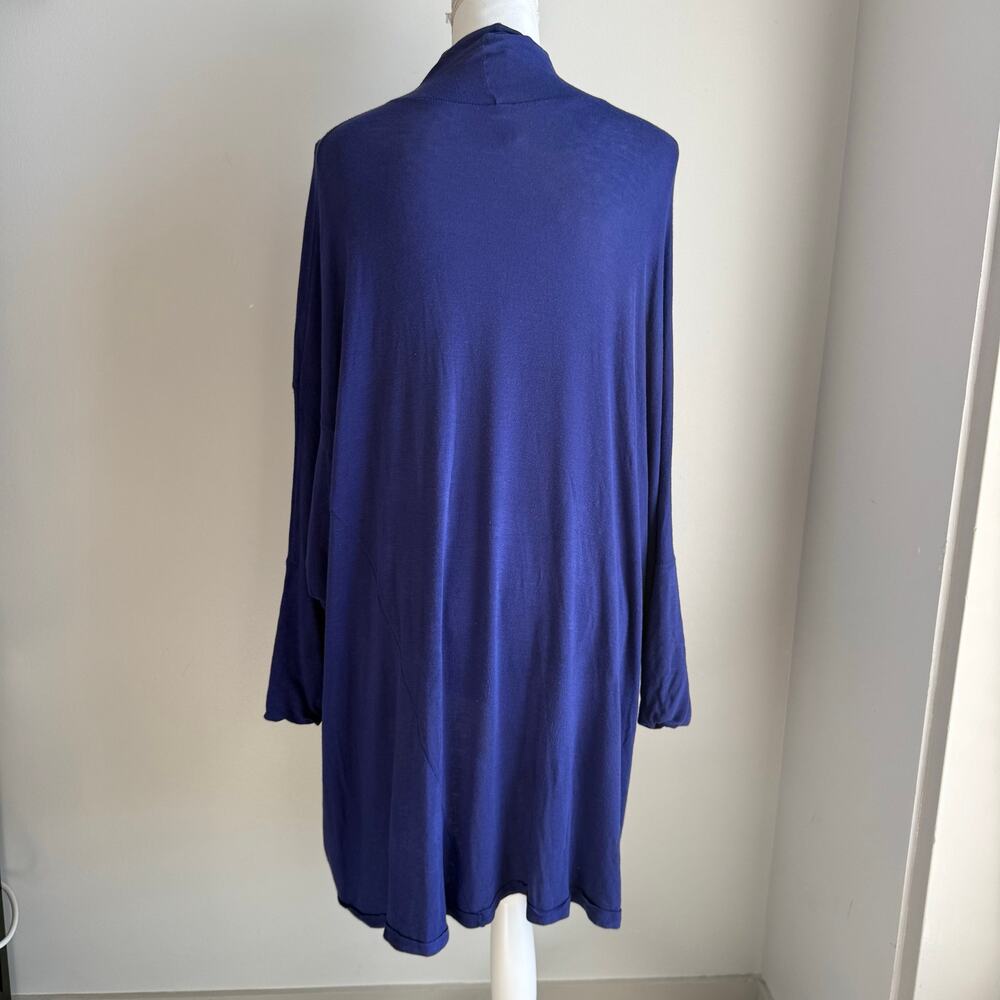 We the Free Cobalt Blue Royal Blue Mockneck Oversized Longsleeve Boho Size S - Picture 4 of 8